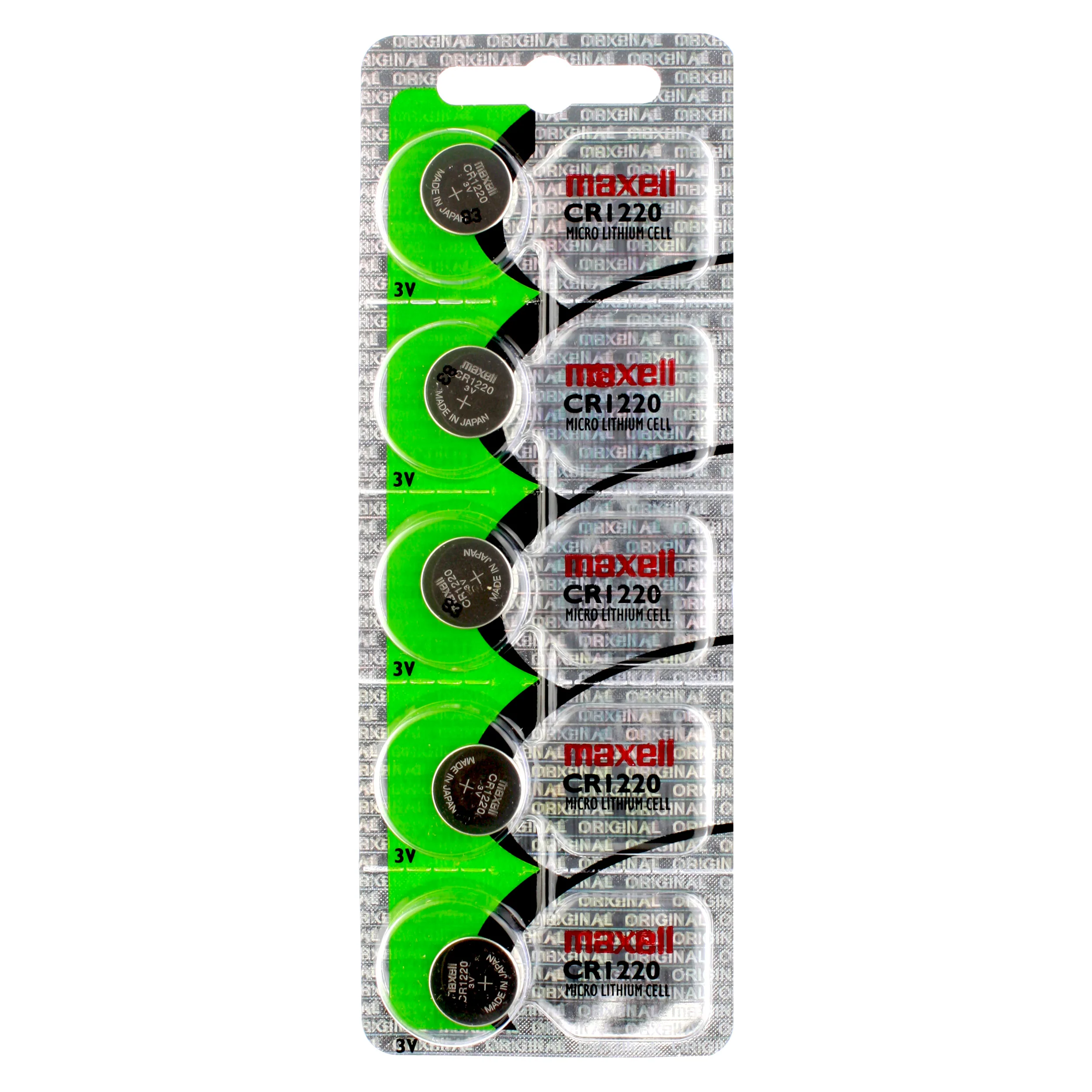 Maxell Watch Battery CR1220 (Price is shown for 1 piece and order exact quantity of battery you need)