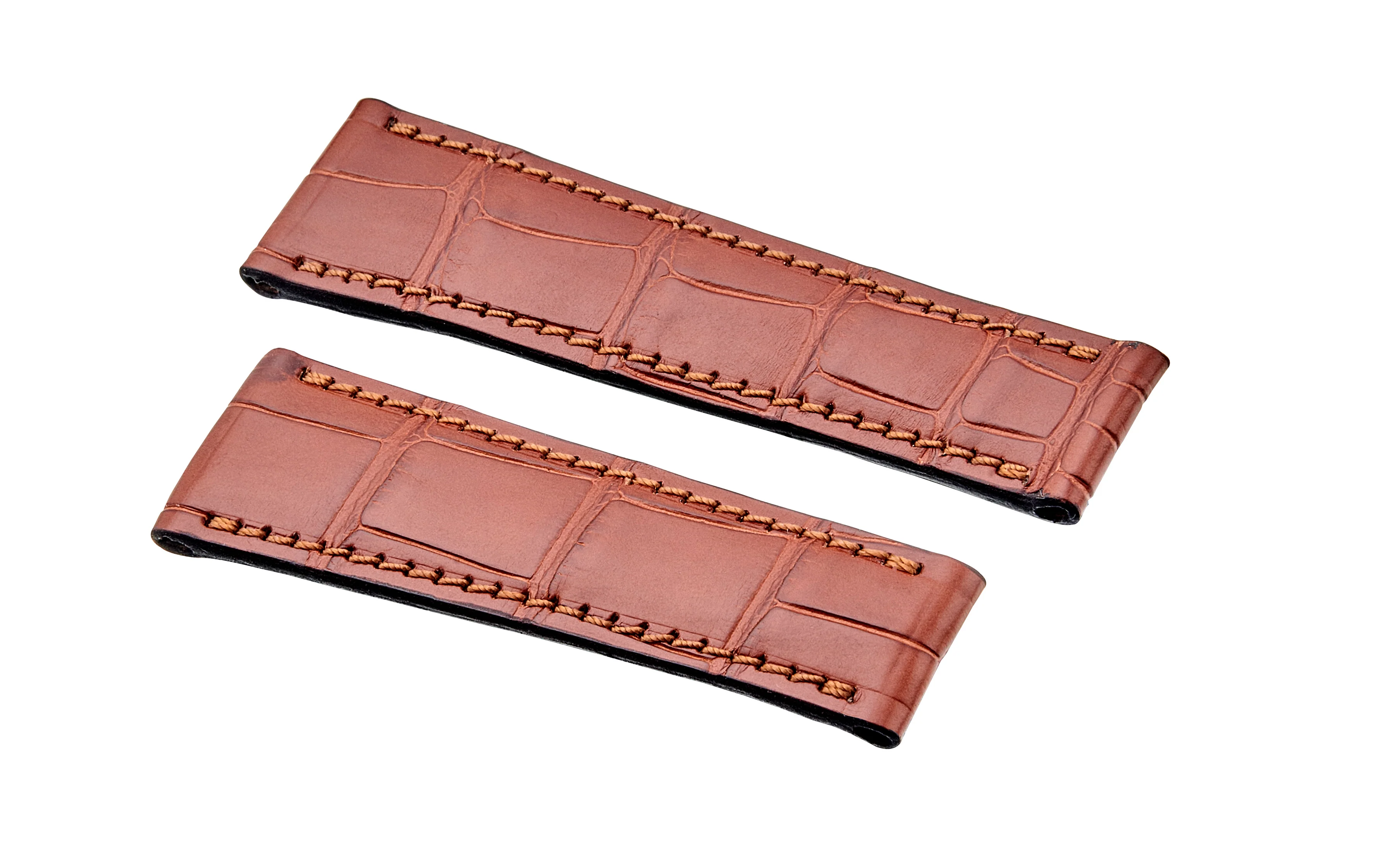 RIOS1931 KING Fits  ROLEX - Genuine Alligator Leather Watch Strap - Matte Finish R370 - Image 3