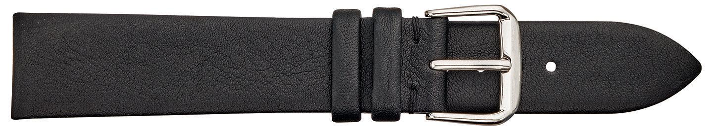 ALPINE Soft Plain Flat Genuine Leather Watch Band 407 - Image 2
