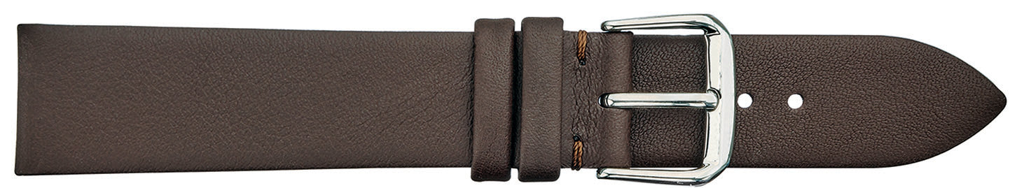 ALPINE Soft Plain Flat Genuine Leather Watch Band 407 - Image 3